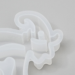 Хэллоуин DIY силиконовые Молды ведьмы X-DIY-L021-51