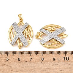 Латунные микро проложить кубического циркония подвески&nbsp;KK-Z140-27GP