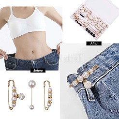 20шт броши из акрилового жемчуга с бусинами и английской булавкой JX431A