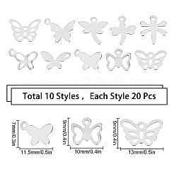 200 шт. 10 стиля 201 подвески из нержавеющей стали STAS-SC0002-87