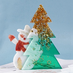 Рождественские diy дисплей силиконовые Молды X-DIY-D049-07