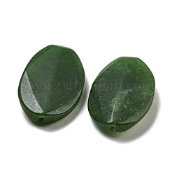 Крашеные натуральный белый нефрит бисер G-B070-43