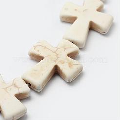 Бусины из синтетического магнезита G-P228-47-B