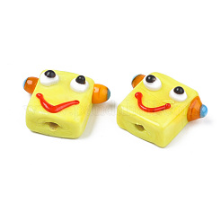 Бусины ручной работы ухабистой бисер нитей LAMP-N021-035D