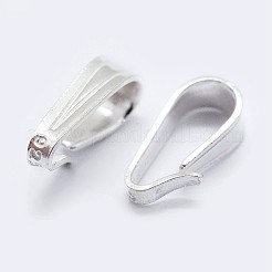 925 держатели кулонов из чистого серебра STER-F036-08S-4x8mm