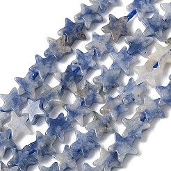 Натуральное синее пятно нитки из бисера яшмы&nbsp;G-F817-A12-01