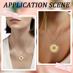 8 шт. 8 стиля подвески с внутренними цветами из прозрачной эпоксидной смолы&nbsp;RESI-SC0003-33