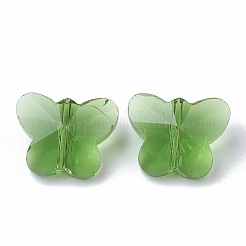 Прозрачные стеклянные бусины GLAA-Q067-01