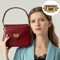 Застежки замка мешка сплава цинка PALLOY-CA0001-33