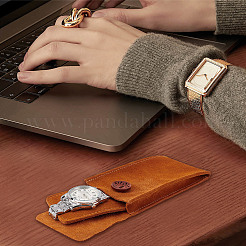 Прямоугольная сумка для хранения часов из искусственной кожи ABAG-WH0051-07