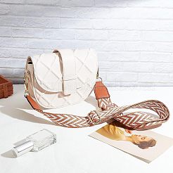 Регулируемый ремень для сумки из хлопка в полоску&nbsp;AJEW-WH0254-63A