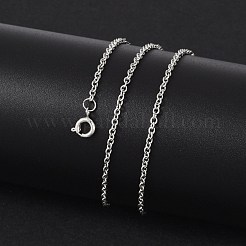 Ожерелья из хирургической нержавеющей стали 316 с цепочкой из троса NJEW-JN01047-03