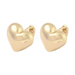 Латунные серьги обруча EJEW-D320-18G