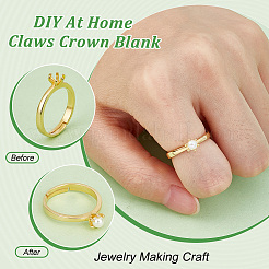 1 шт. 925 регулируемых кольца из стерлингового серебра STER-BC0002-41G