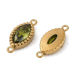 Ионное покрытие (ip) 304 нержавеющая сталь кубический цирконий конский глаз звенья соединительные подвески&nbsp;X-STAS-K256-21G