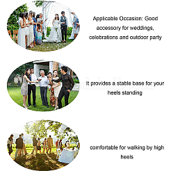 13 пара 13-х видов ПВХ-накладок на каблуки&nbsp;AJEW-GF0005-22A