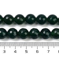 Натуральные бусины из зеленого оникса и агата (окрашенные и нагретые) G-R009-A01-01