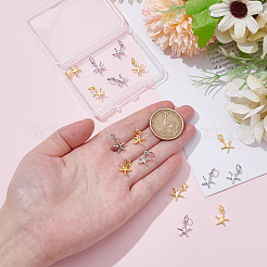 16шт 2 цвета латунные подвески&nbsp;KK-ME0002-11