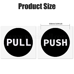 14 комплект 2-х цветных самоклеящихся наклеек из ПВХ с функцией push-pull STIC-GL0001-07