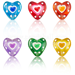 16шт бусины лэмпворк ручной работы нити LAMP-LT0001-12