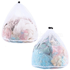 2 шт. 2 стиля полиэстеровые мешки для белья с завязкой&nbsp;ABAG-CP0001-20