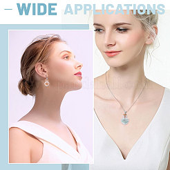 Подвески в виде сердечек из стеклянных бутылок&nbsp;PALLOY-CA00004