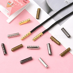 200 шт. 4-х цветные пряжки для шнурков из сплава колонн&nbsp;FIND-SP0004-68A