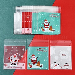 3 пакет 3 стиля прямоугольные целлофановые пакеты opp для Рождества OPC-FS0001-01B