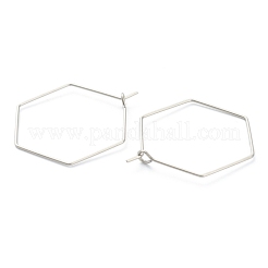 Серьги-кольца из нержавеющей хирургической стали 316&nbsp;STAS-M288-09P-A