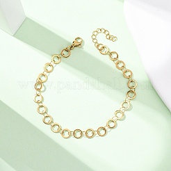 Браслеты-цепочки из нержавеющей стали 304&nbsp;BJEW-P373-02A-G