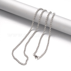 Ожерелья из нержавеющей стали 304 NJEW-F195-09B-P