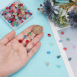 150шт 10 цвета гальванические стеклянные бусины EGLA-HY0001-10