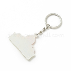 Брелок в форме мечети Ид Мубарак пластиковый брелок из ПВХ KEYC-G053-02P