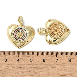 Латунные микро проложить кубического циркония подвески&nbsp;KK-C058-15G