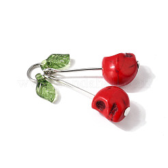 Подвески в виде черепа из синтетической окрашенной бирюзы PALLOY-JF04110-01