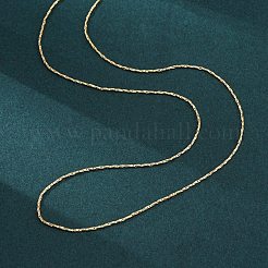 Латунные цепочки-цепочки «бостон» для женщин&nbsp;NJEW-D302-02G