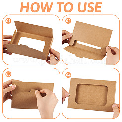 Пустые бумажные конверты коробка AJEW-TAC0044-04C