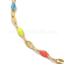 Ожерелья из цепочек из нержавеющей стали 304 NJEW-B077-02G