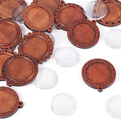 Наборы для изготовления подвесок из деревянного подноса своими руками&nbsp;DIY-TA0012-31