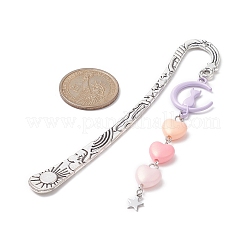 Закладка сердце из акрила AJEW-JK00226