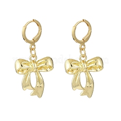 Серьги-кольца из сплава с бантом&nbsp;EJEW-JE06357-02