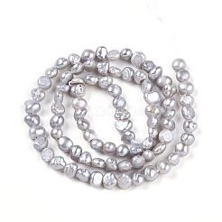 Нити из натурального культивированного пресноводного жемчуга PEAR-N014-03I-01