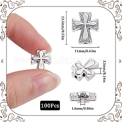 100 шт. бусины из сплава в тибетском стиле&nbsp;FIND-SC0013-39