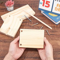 Роликовые рамы для деревянных ткацких станков DIY-WH0183-23