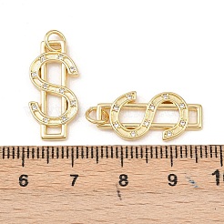 Латунные микро проложить кубического циркония подвески&nbsp;KK-G544-30G