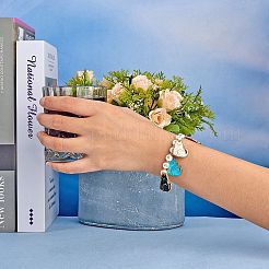 50шт 5 цвета сплава эмалевые подвески&nbsp;ENAM-SZ0002-86