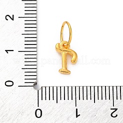 925 подвеска в виде буквы из стерлингового серебра с соединительными кольцами&nbsp;LS-STER-R008-01G-T