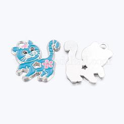 Подвески из сплава с эмалью ENAM-P033-M