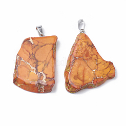 Натуральный регалит / имперская яшма / морские отложения яшмовые подвески&nbsp;G-S299-34