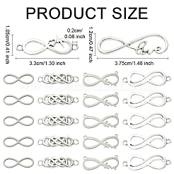 30 шт. 6 стиля 201 нержавеющая сталь и сплав соединительные подвески&nbsp;STAS-YW0003-10